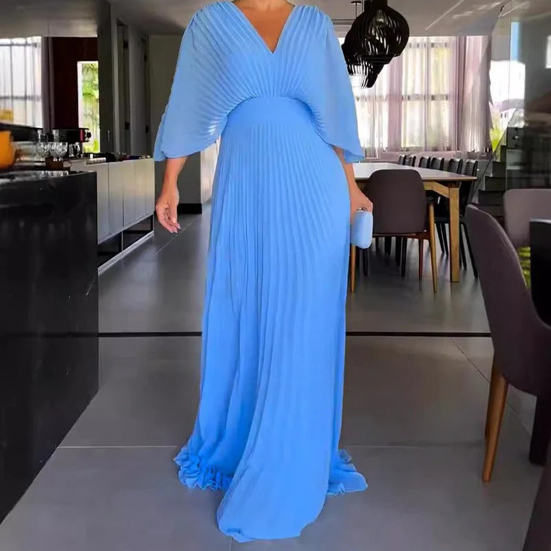 Olivia | Vestido Clásico con Pliegues