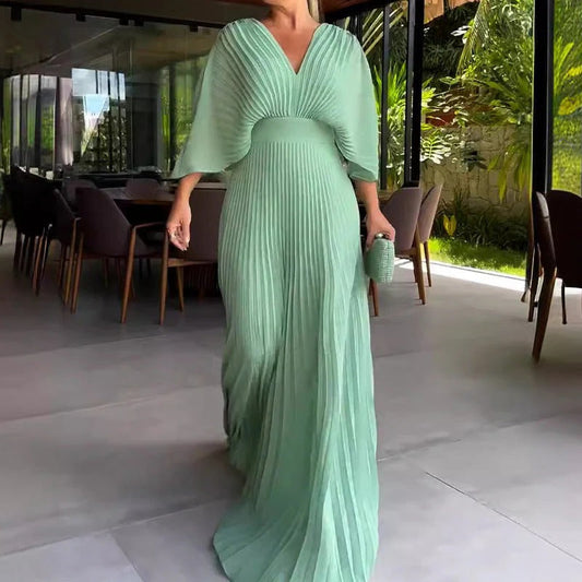 Olivia | Vestido Clásico con Pliegues