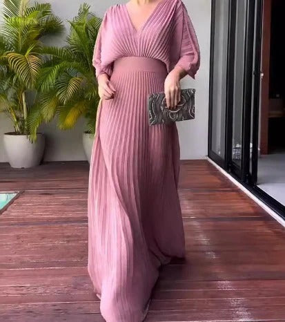 Olivia | Vestido Clásico con Pliegues