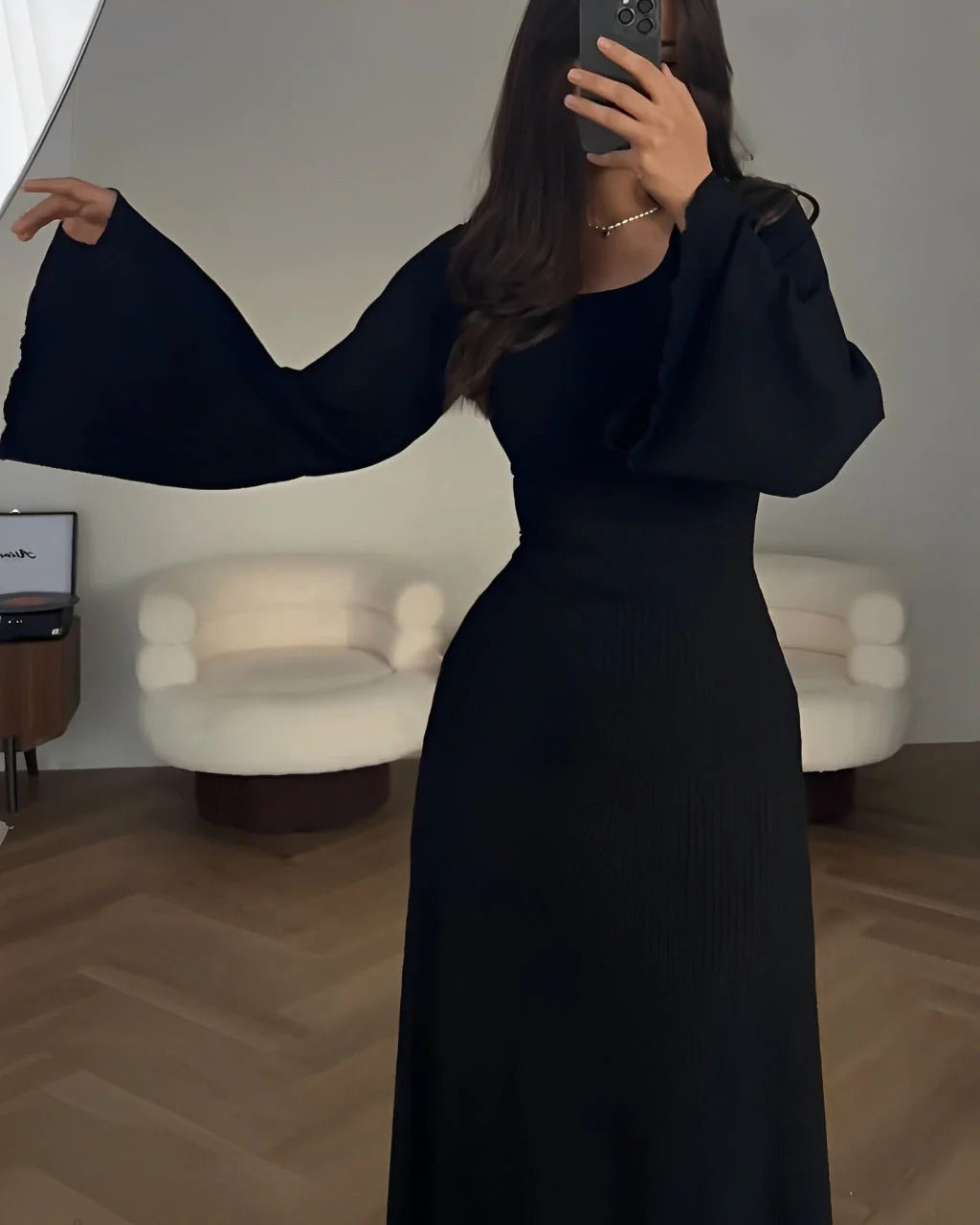 NORA | VESTIDO LARGO DE PUNTO