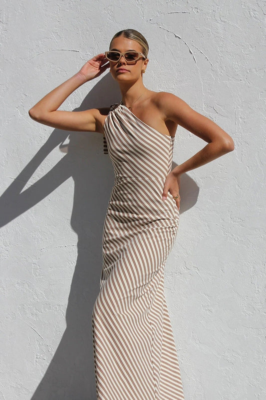 RESHIA| VESTIDO DE RAYAS