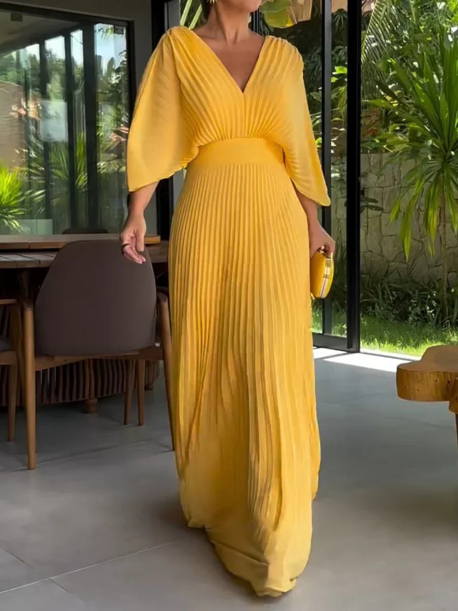 Olivia | Vestido Clásico con Pliegues